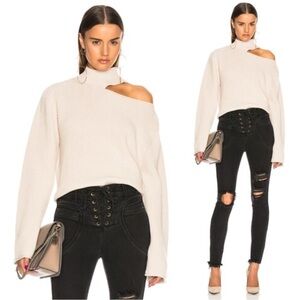 RTA Langley Sweater in Vintage White